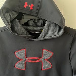 Under Armour Boys' Rival Fleece Big Logo Hoodie
